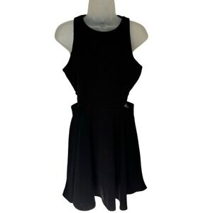 NWT Belongsci Black Mini Cut‎ Out Dress Size Medium